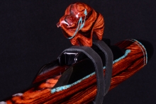 Cocobolo Native American Flute, Minor, Low F-4, #H21B